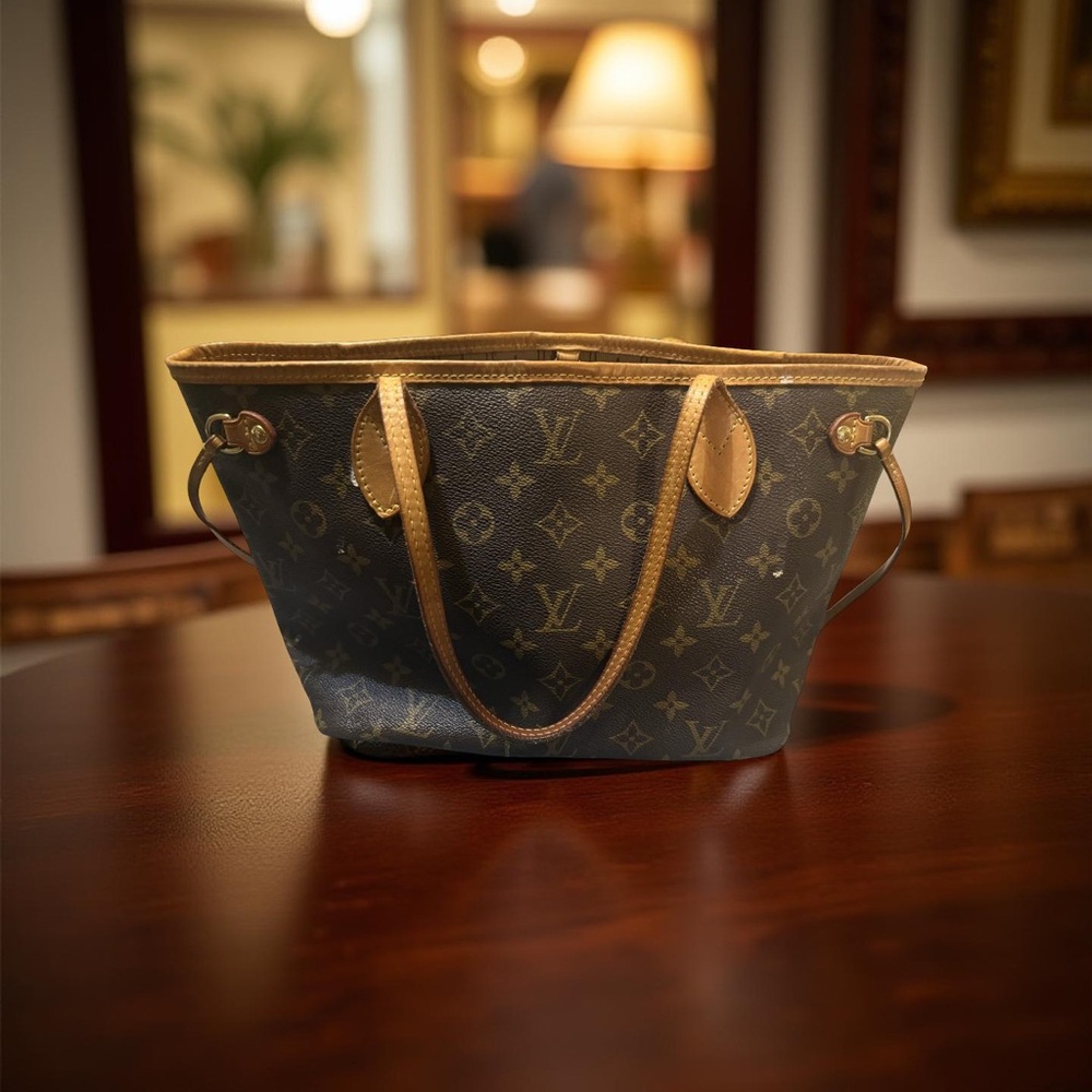 Louis Vuitton Classic Monogram Tote in Brown and Tan